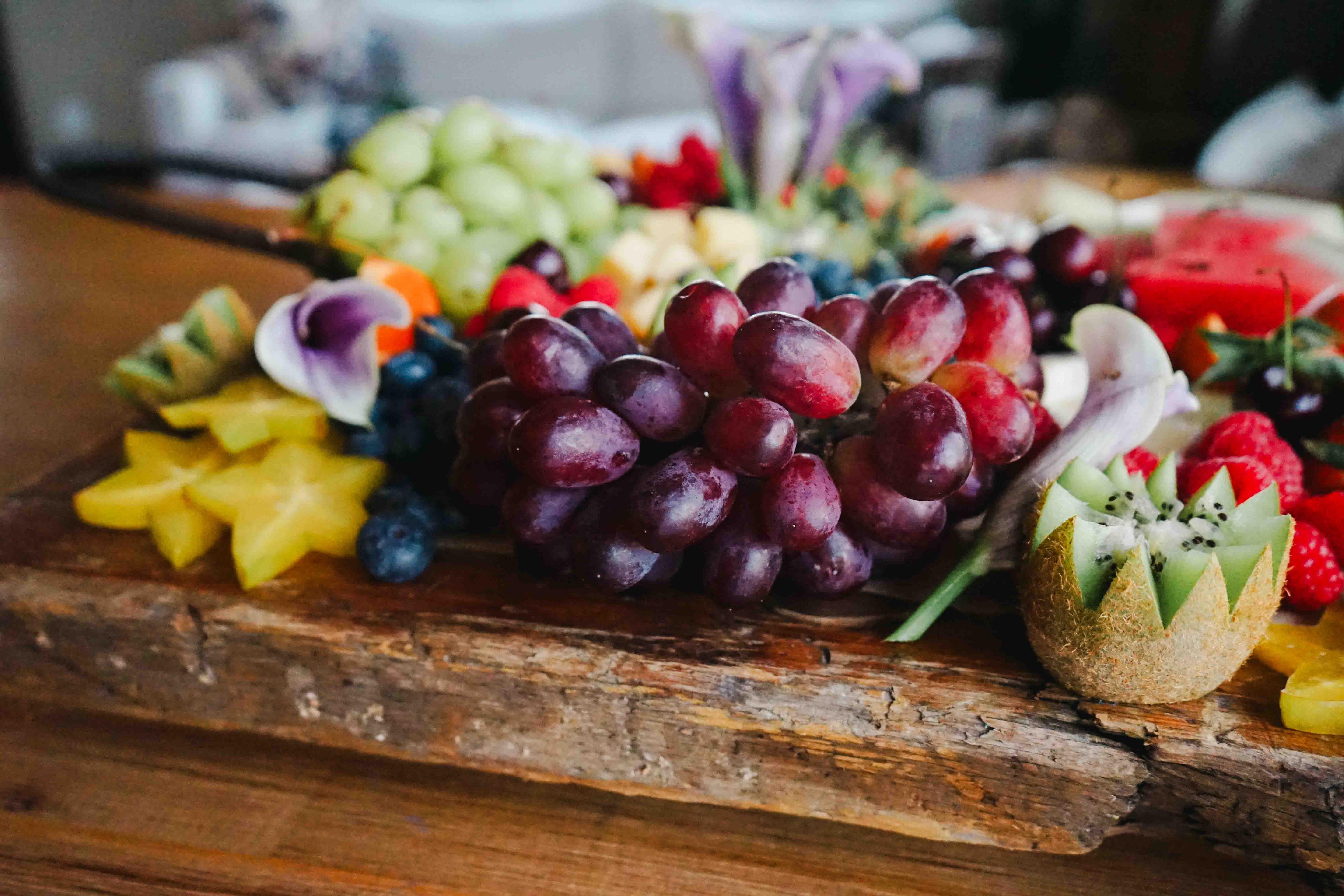 Frukt + Ost - [fruit + cheese]